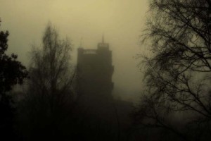 Valkhof in de mist